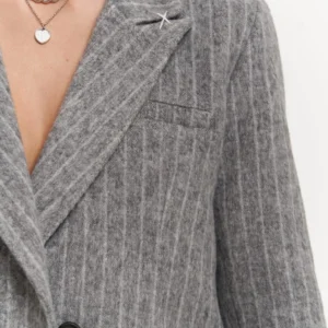 CIARA Wool Blazer - Smokey Grey